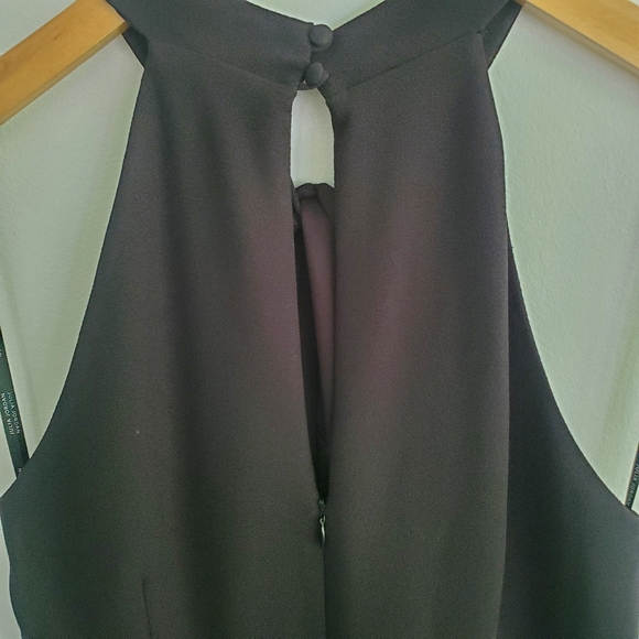 Julia Jordan Twist Halter Neck Black Jumpsuit - Picture 6 of 7